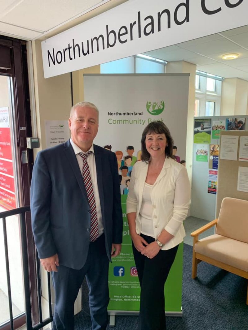 Ian Lavery MP at the Northumberland Community Bank