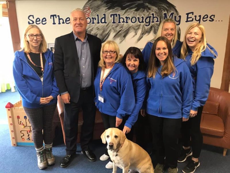 Ian Lavery MP visits the team at the Toby Henderson Trust